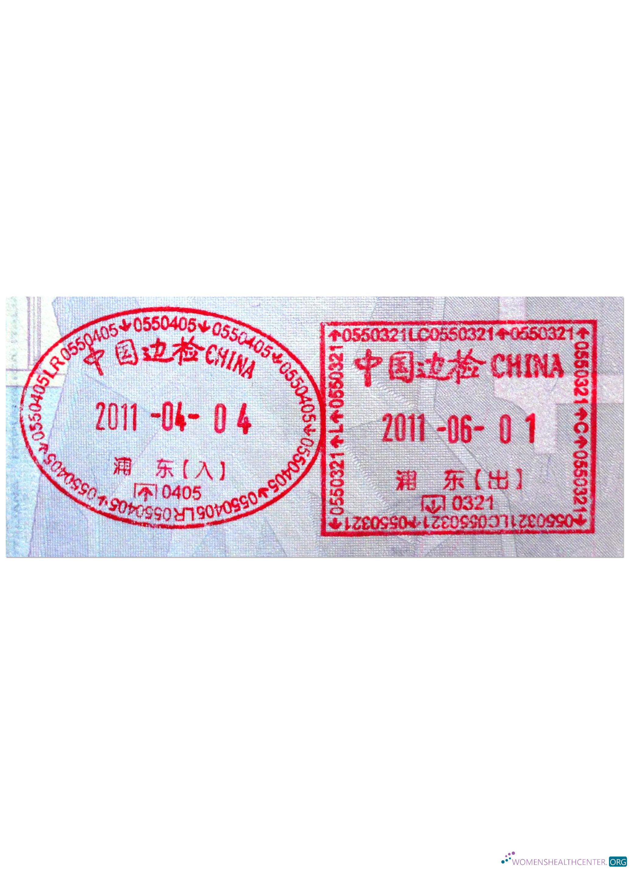 Download CHINA VISA STAMP Photoshop template